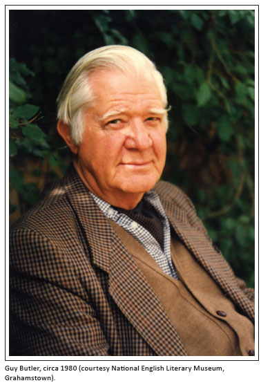 GUY BUTLER (1918-2001) – South African poet, academic and playwright
