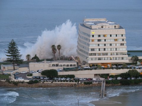 Stormy seas in Plett