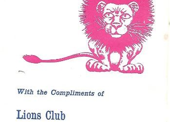 1974 Lions Visitors Guide