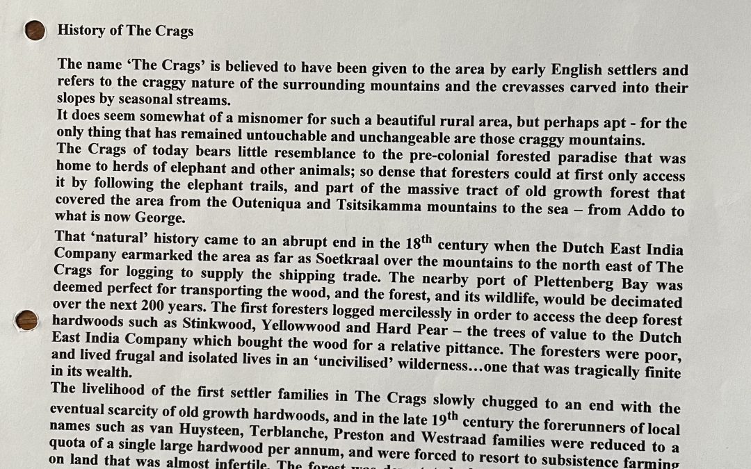 History of The Crags